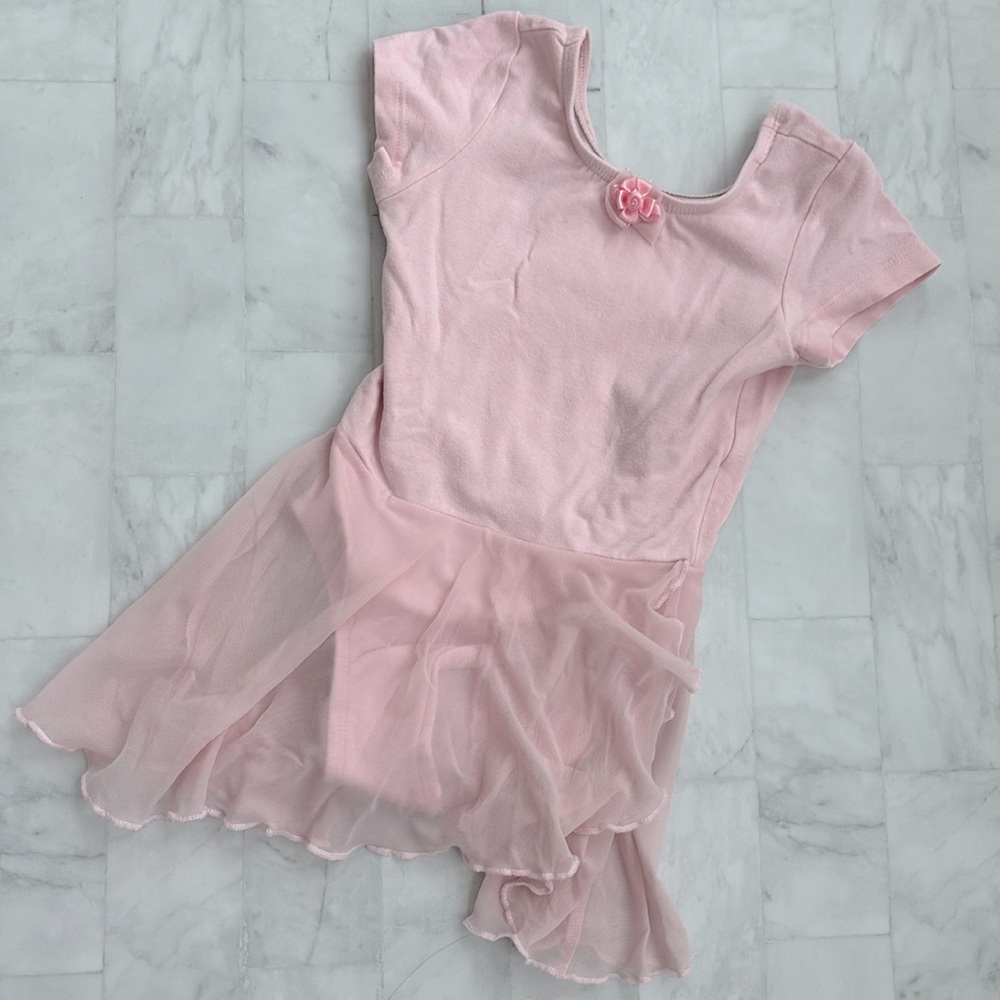 Theatricals Girls Pink Cotton Dance Dress